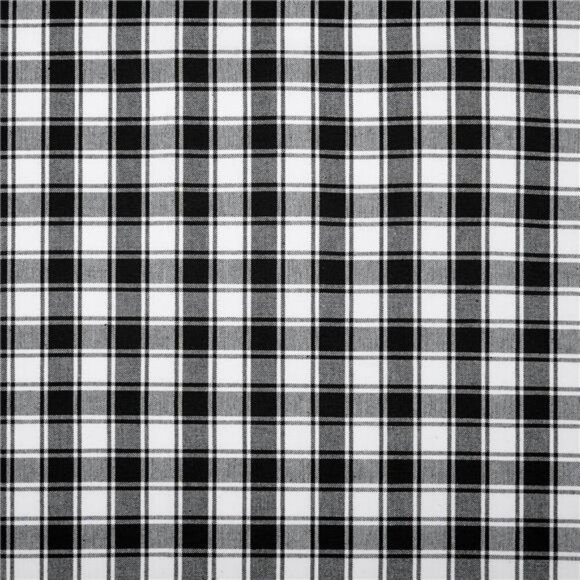 Black White Check Hanging Kitchen Towels Set Cotton Dish Hand Towels Button - Picture 7 of 8